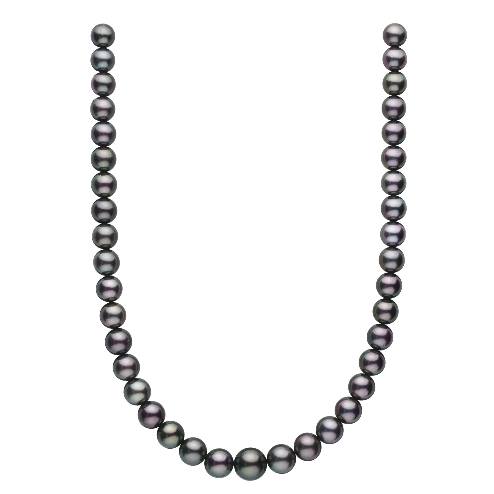 10.0-13.5 mm AA+ Tahitian Round Pearl Necklace