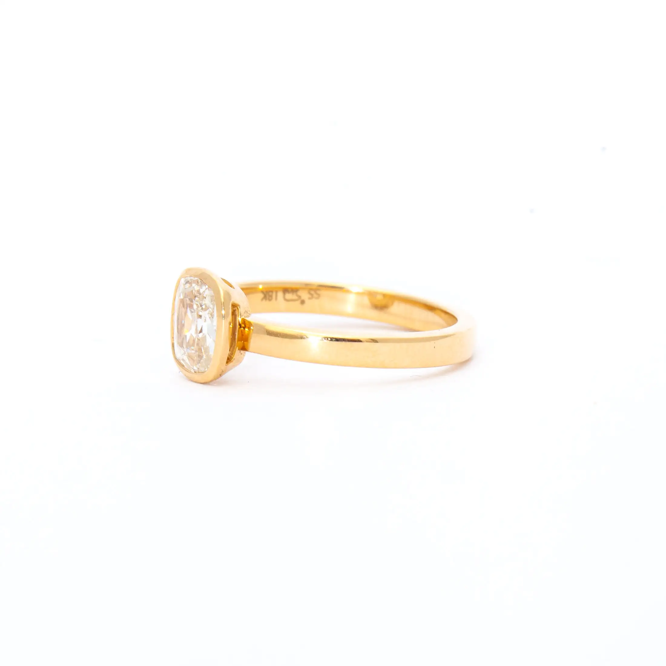 1.02 ct Old Mine Wyler Ring