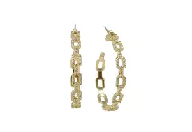 ARMENTA 35mm Paperclip Hoop Earrings