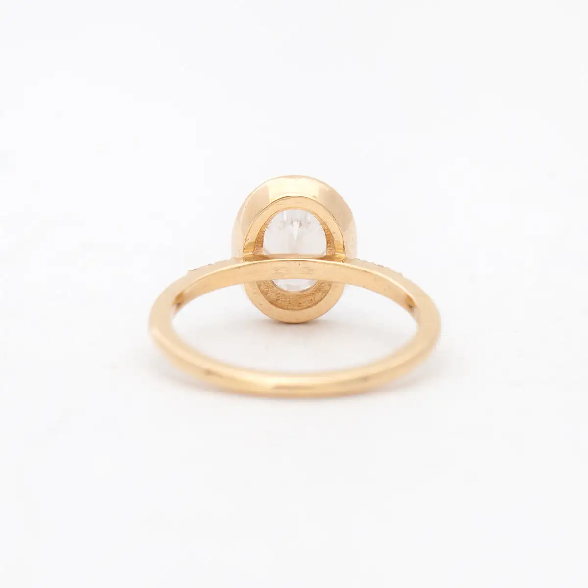 Athena Oval Halo Ring