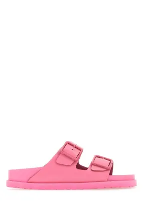 Birkenstock 1774 Pink Leather Arizona Avantgarde Slippers