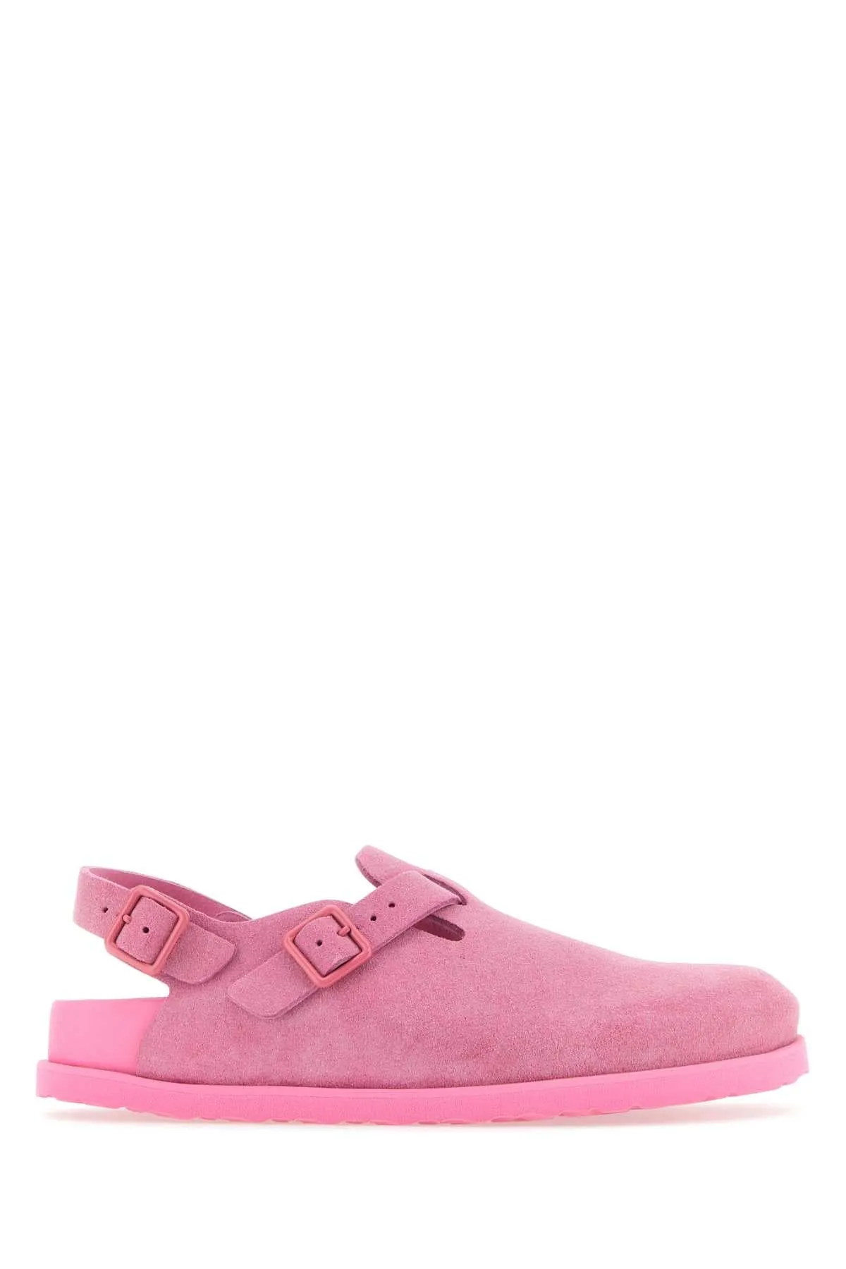 Birkenstock 1774 Pink Suede Tokyo Slippers