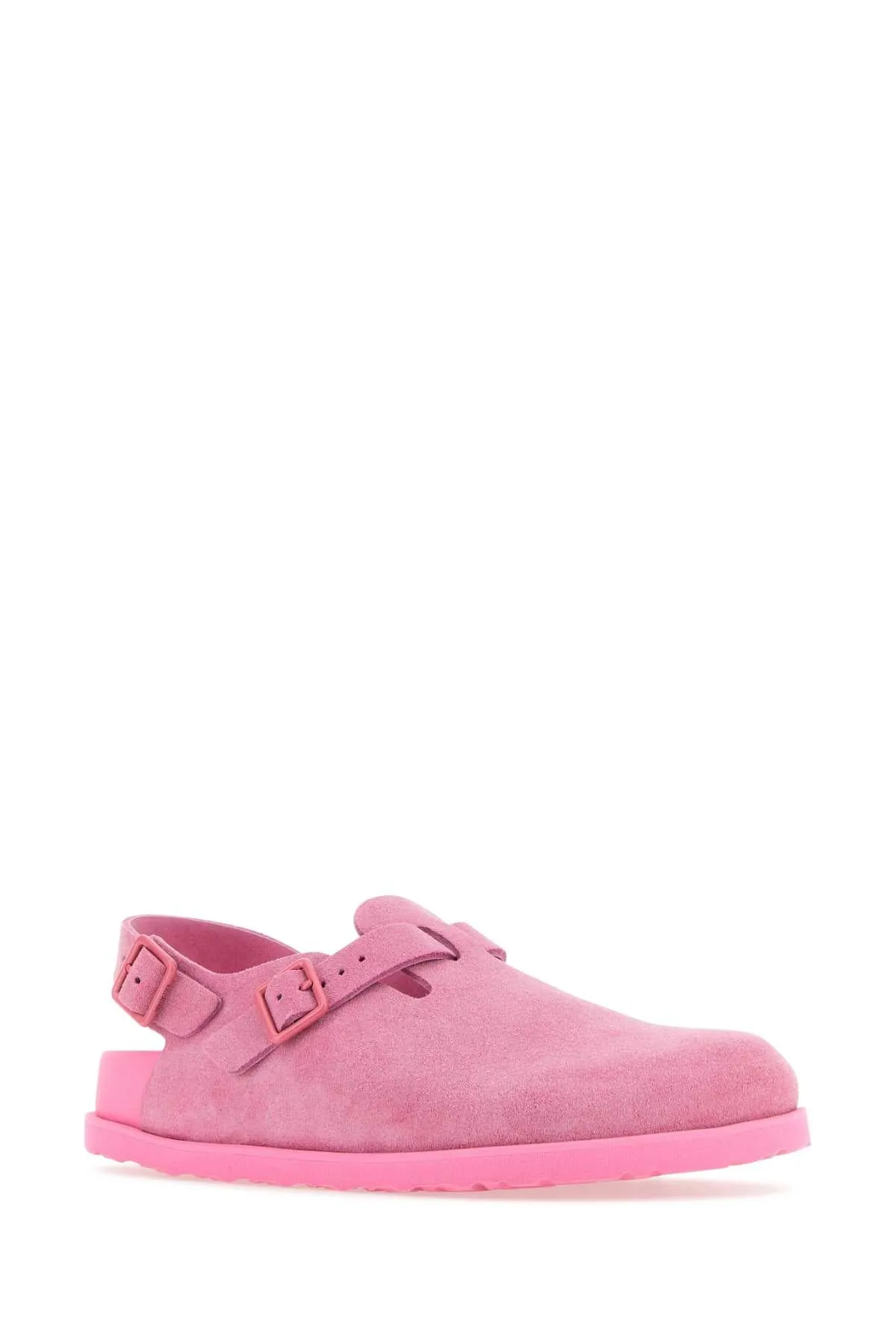 Birkenstock 1774 Pink Suede Tokyo Slippers