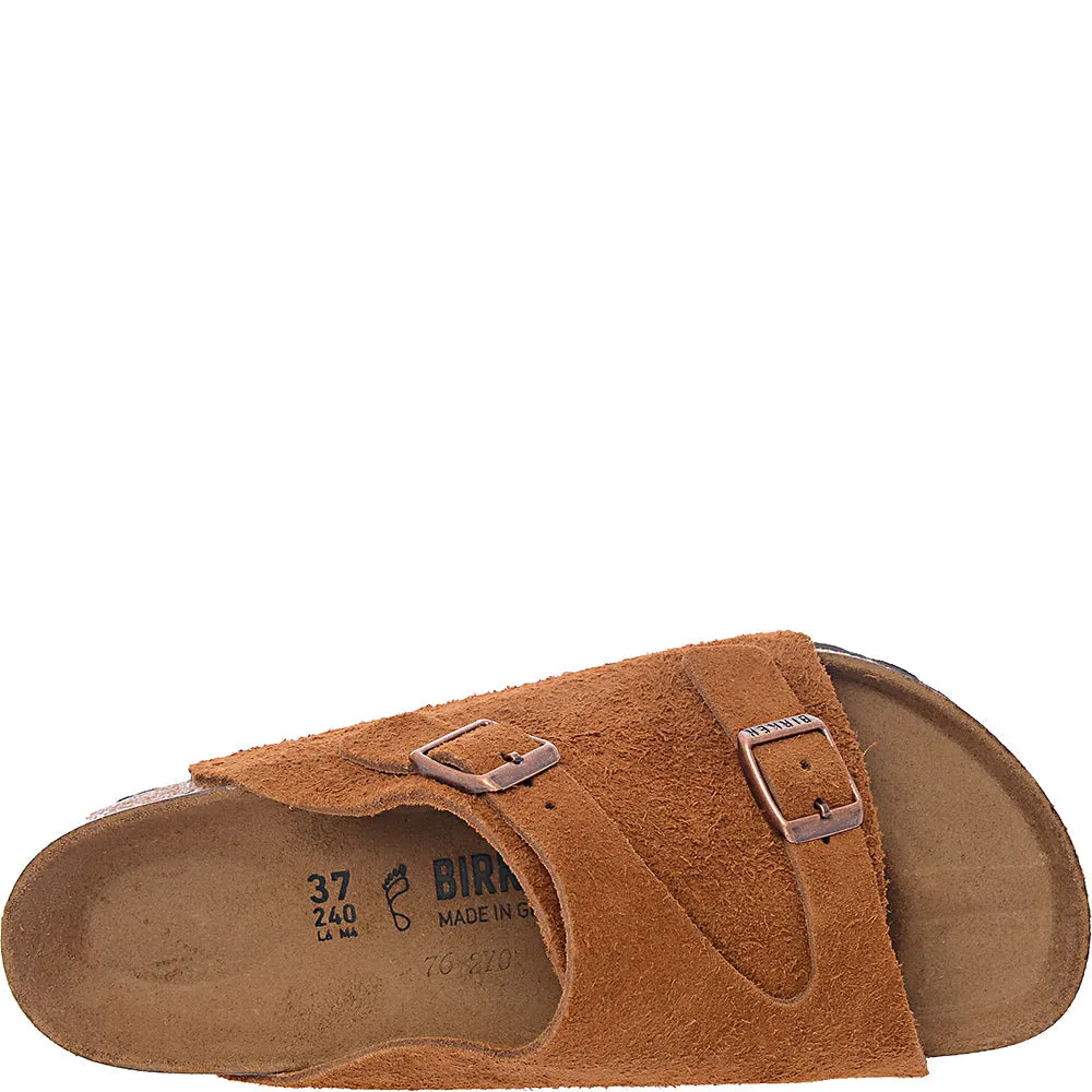 Birkenstock Women's Zurich Suede Buckle Slide Sandals