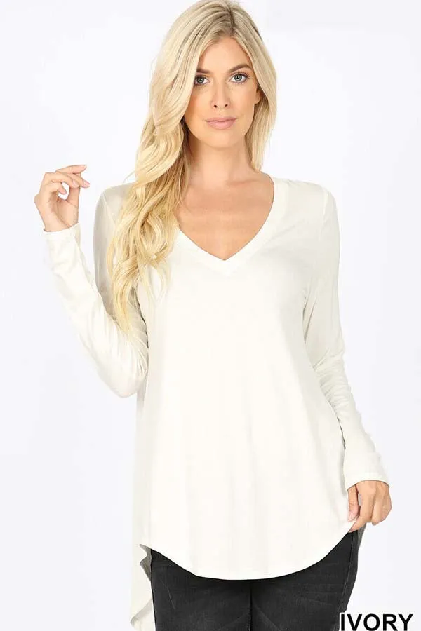 BK Basics PLUS V-neck Long Sleeve