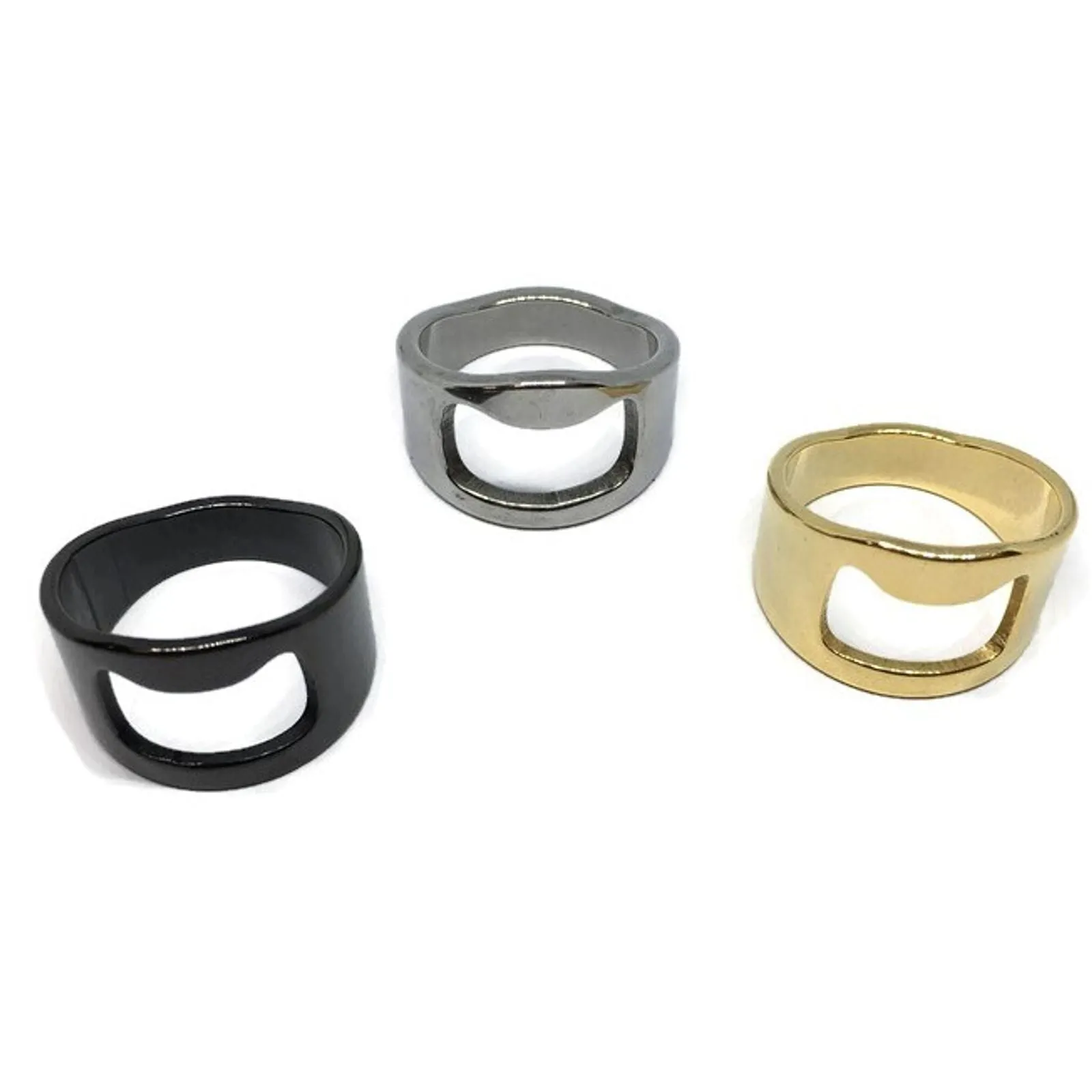 Bottle Opener Stainless Steel Ring