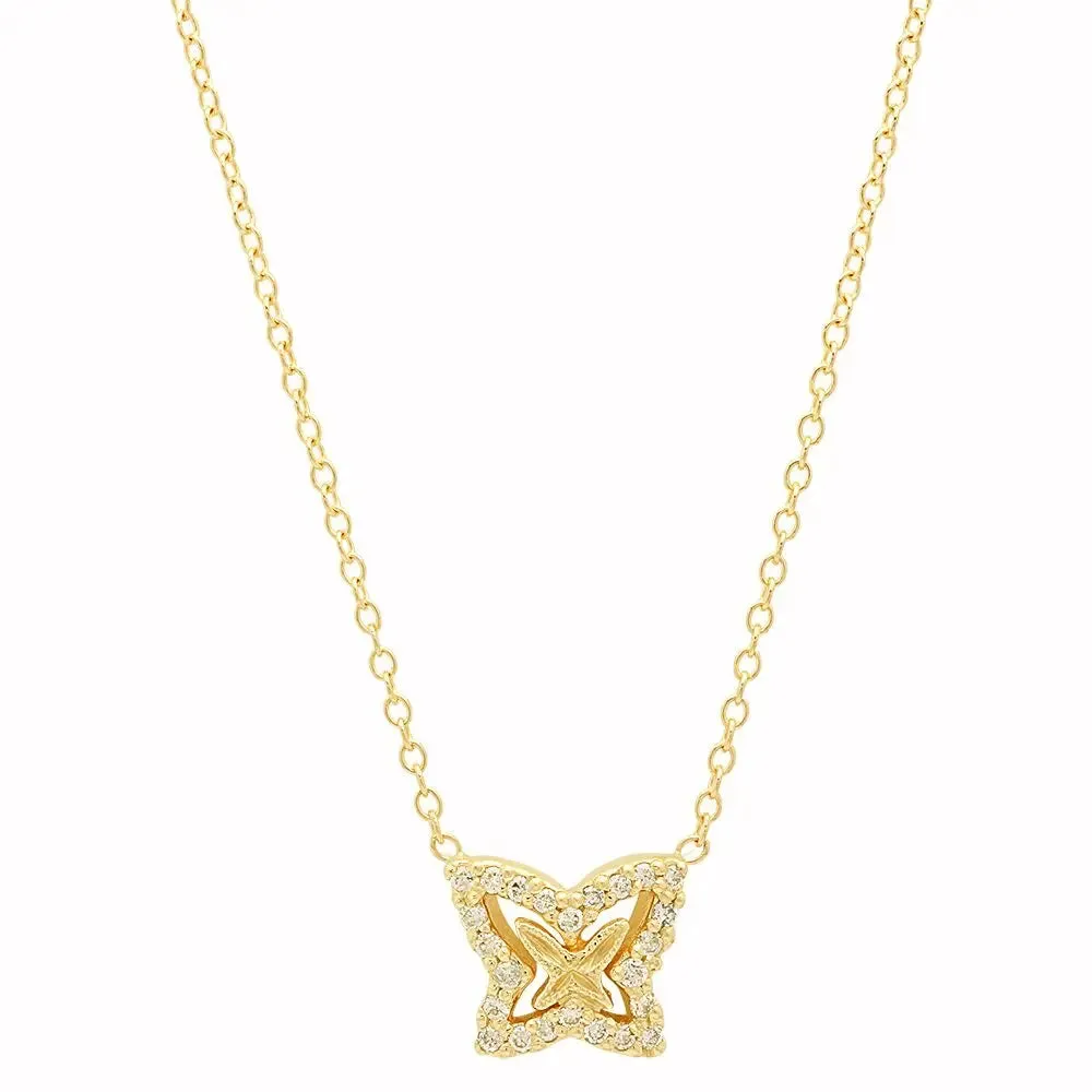 Butterfly Diamond Necklace