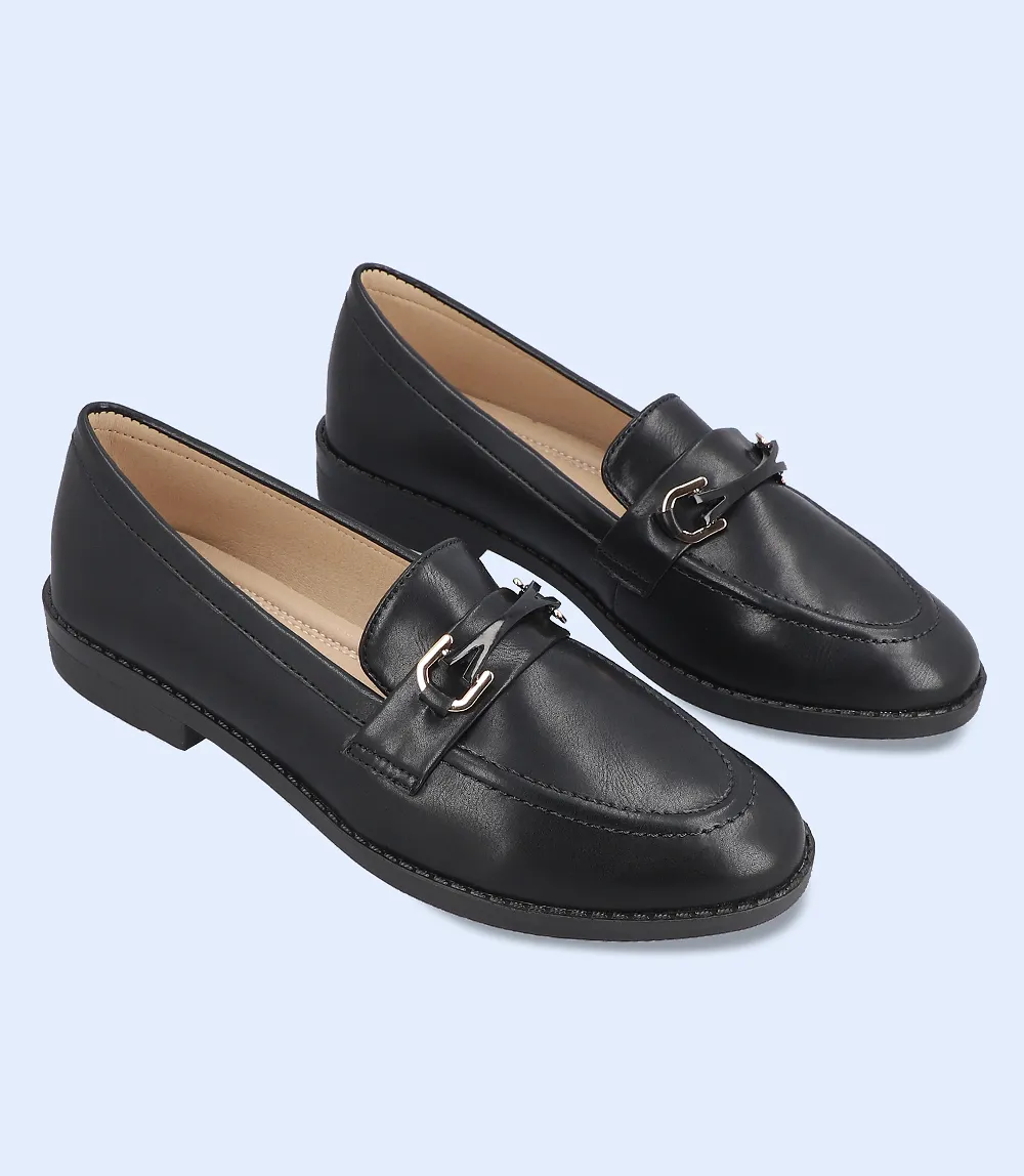 BW8611-BLACK-Women Casual Shoes