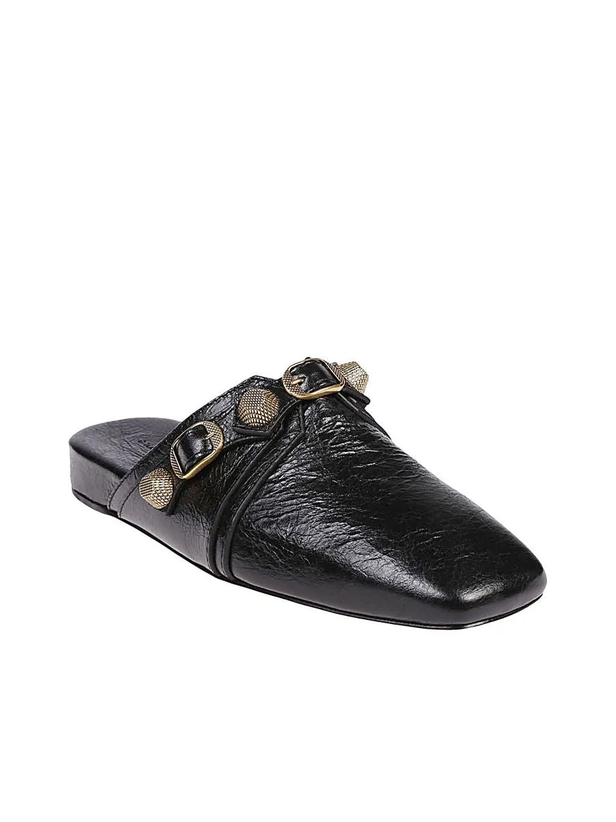 Cagole Leather Slippers