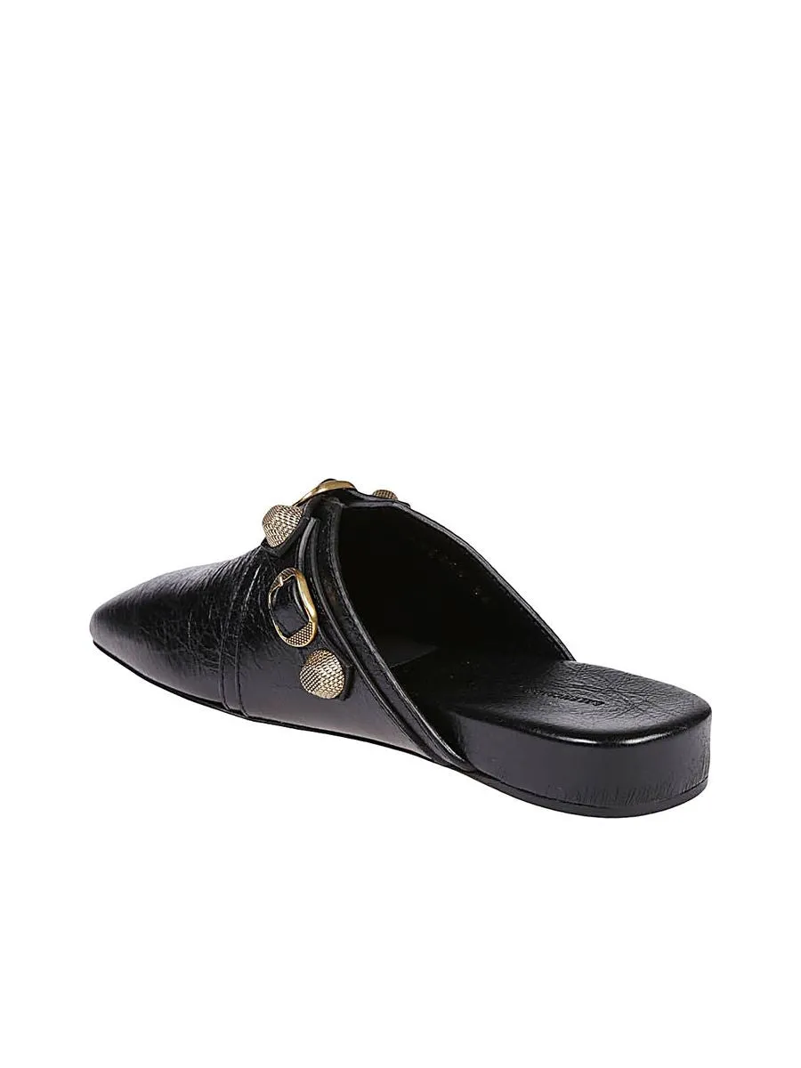 Cagole Leather Slippers