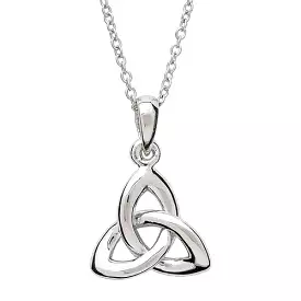 Celtic Trinity Knot Silver Necklace