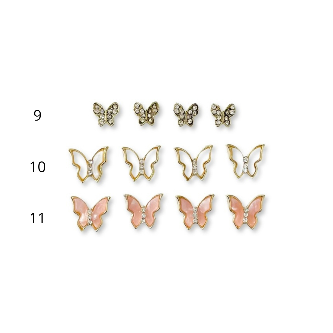 Clip-On Earrings - Butterflies