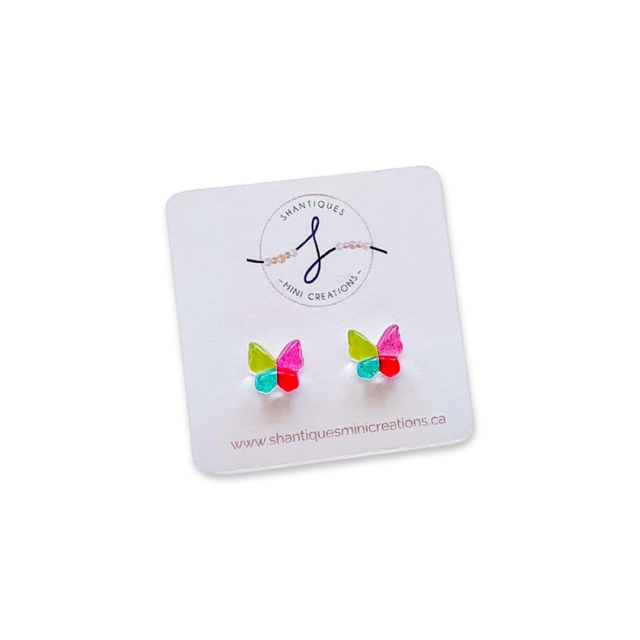 Clip-On Earrings - Butterflies