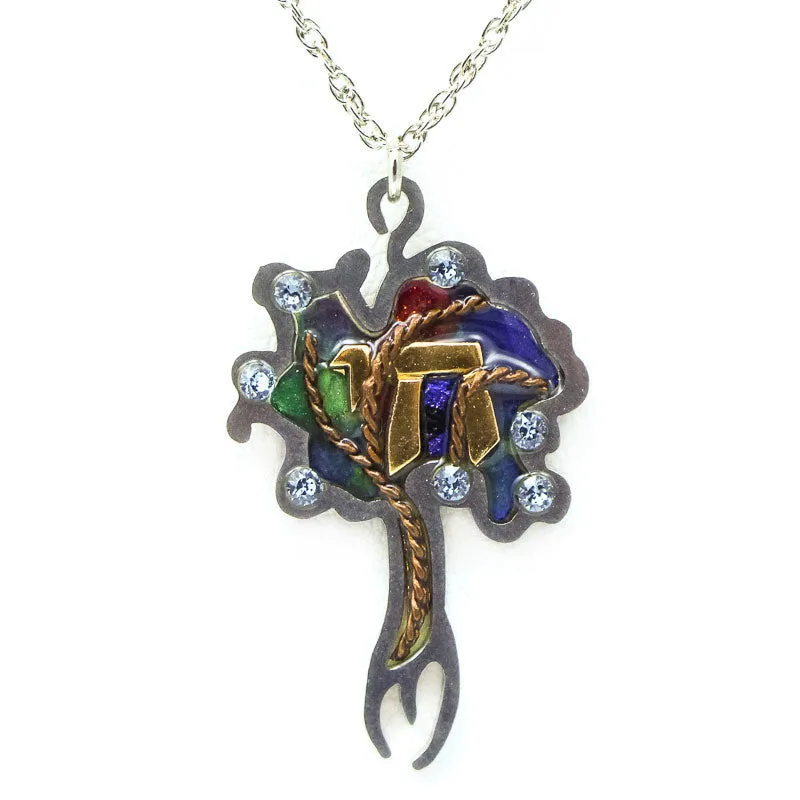 Cobalt Sky Tree Of Life Necklace