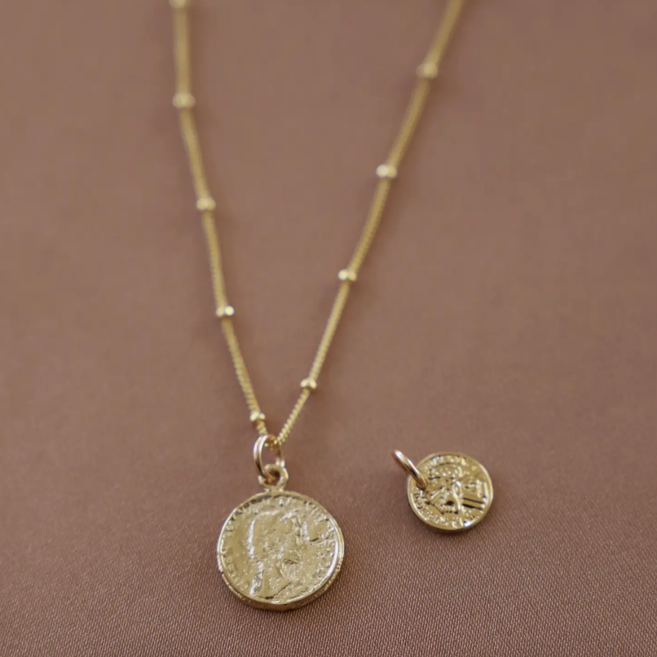 COIN CHARM NECKLACE