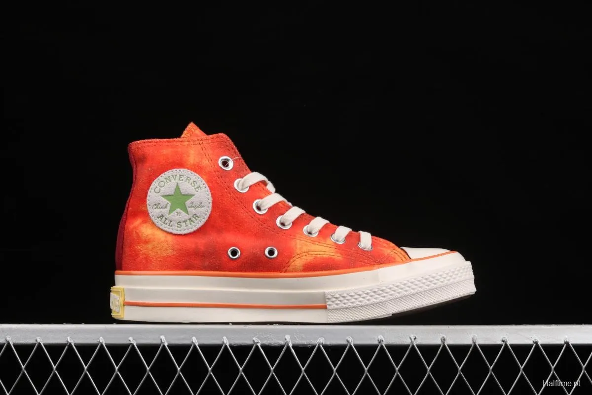 Concept x Converse joint style peach color matching high-top leisure board shoes 170590C