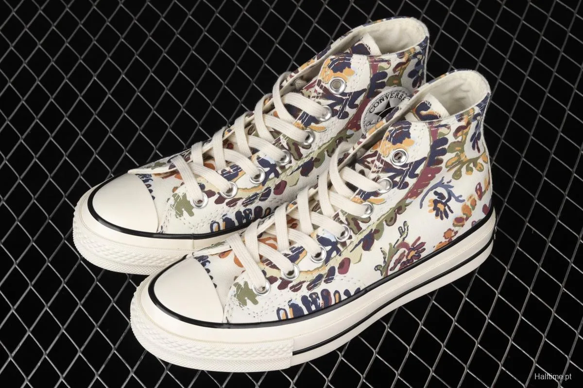 Converse Chuck 70 series cashew flower high top casual board shoes 572545C