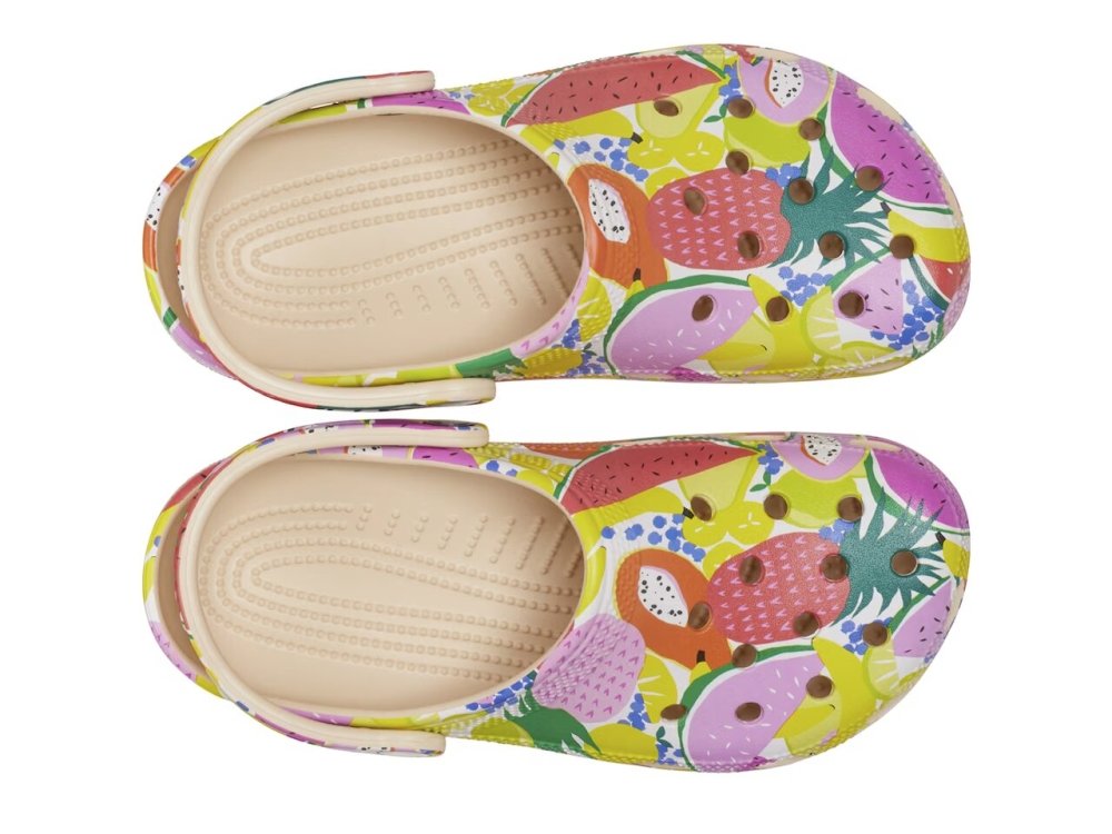 Crocs Unisex Classic Fruit Salad Clog - Shitake