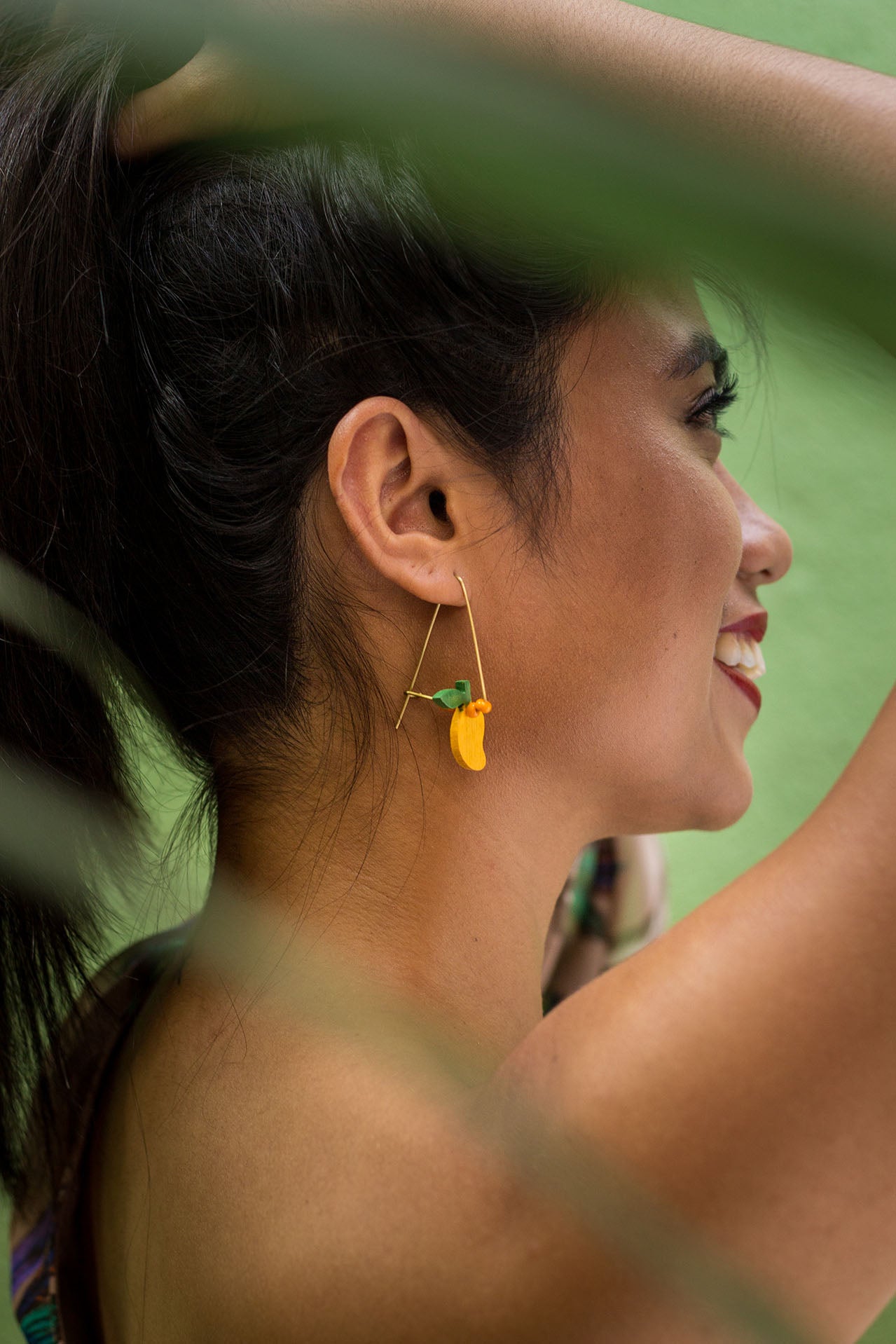 Dangling Banana Earrings