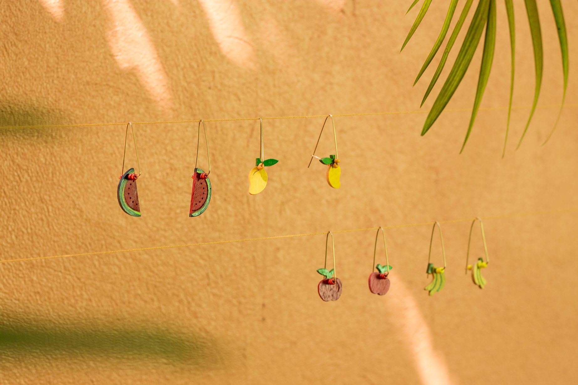 Dangling Mango Earrings