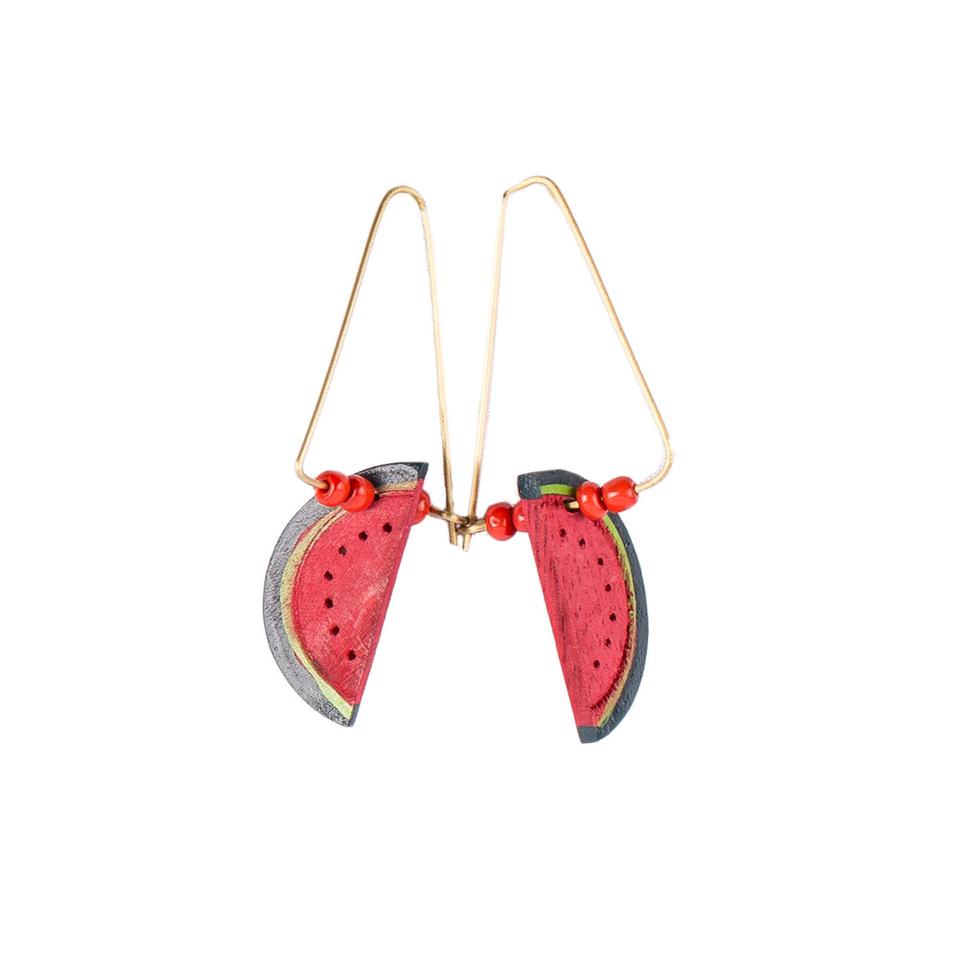 Dangling Watermelon Earrings