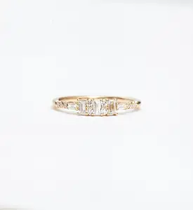 Diamond Baguette Reflection Ring