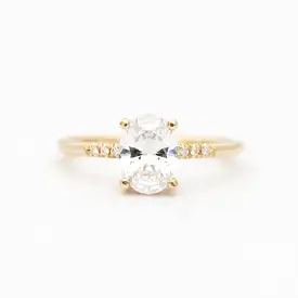 Diamond Oval Equilibrium Ring