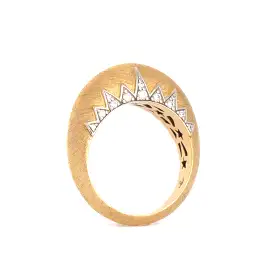 Domed Crown Ring