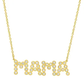 DSJ's Signature Meaningful MAMA Diamond Necklace