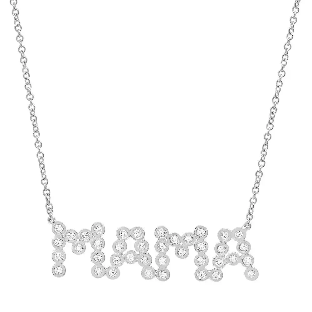 DSJ's Signature Meaningful MAMA Diamond Necklace