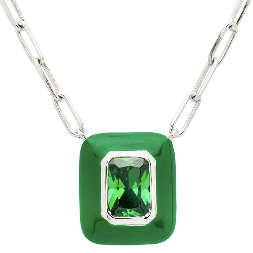 Enamel Necklace