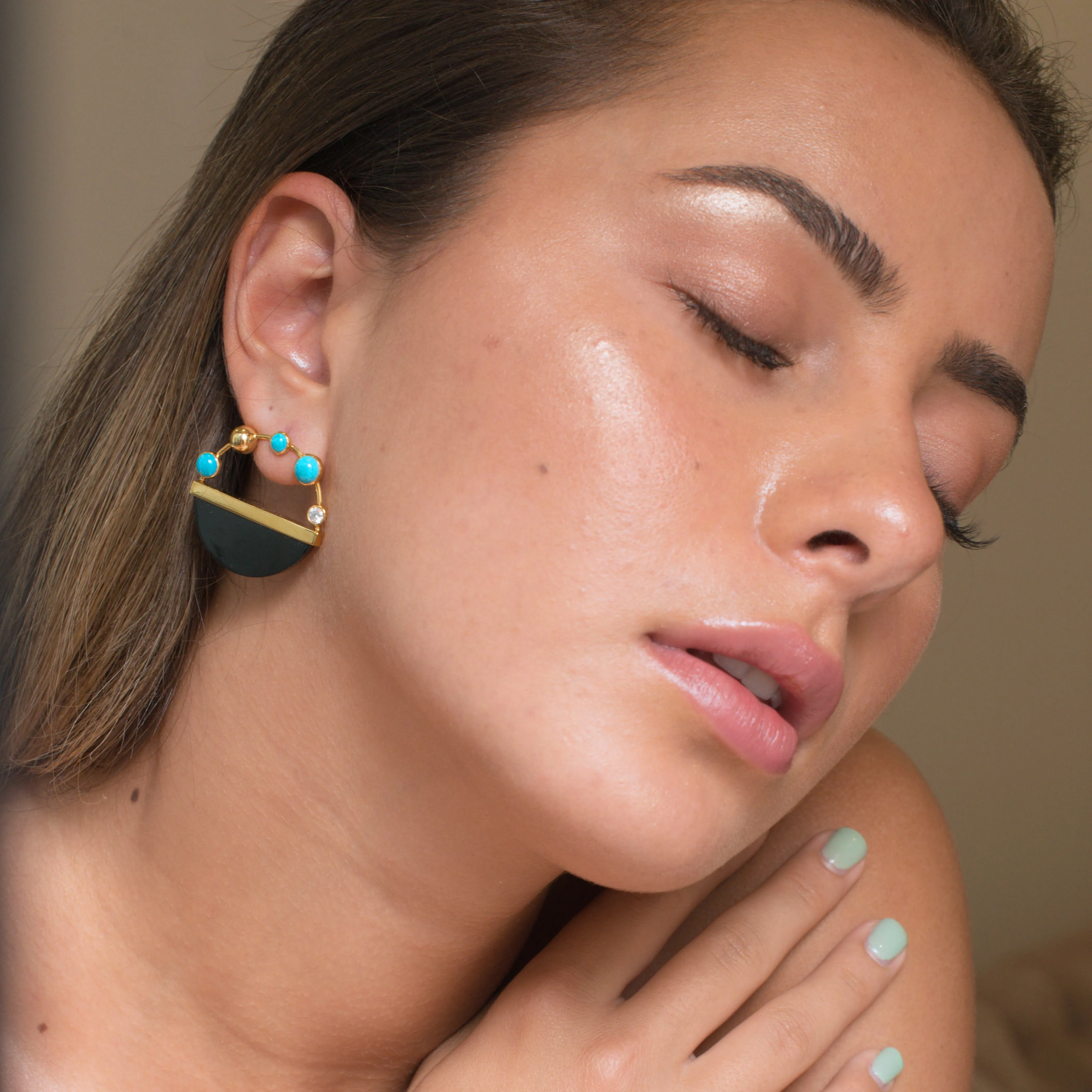 Falak Galaxy Statement Earrings