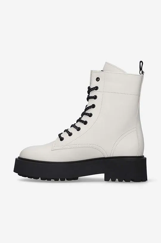 Filling Pieces leather biker boots Jenn women's white color 55628221812