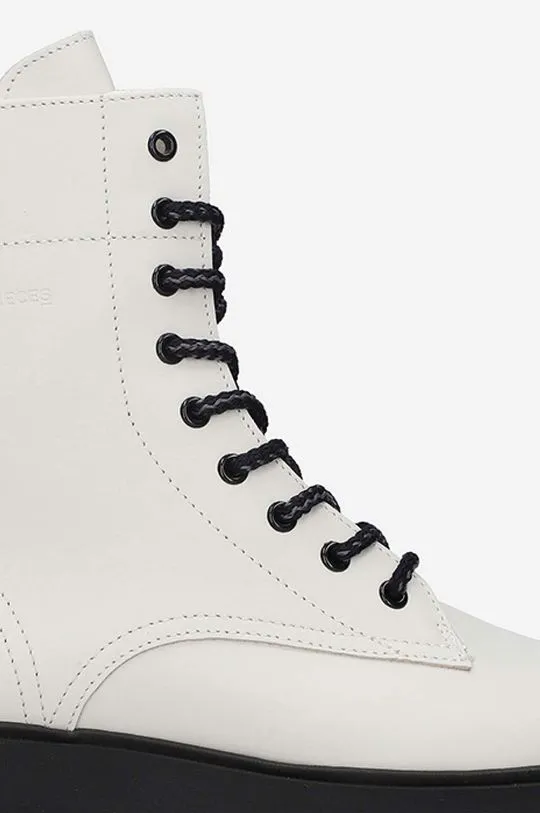 Filling Pieces leather biker boots Jenn women's white color 55628221812