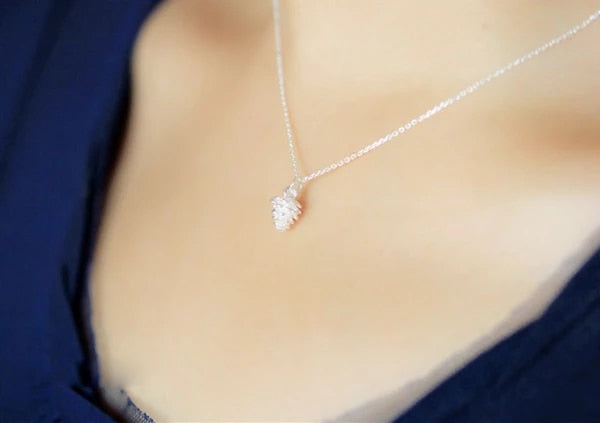 Fresh A - Pinecone S/Silver Necklace