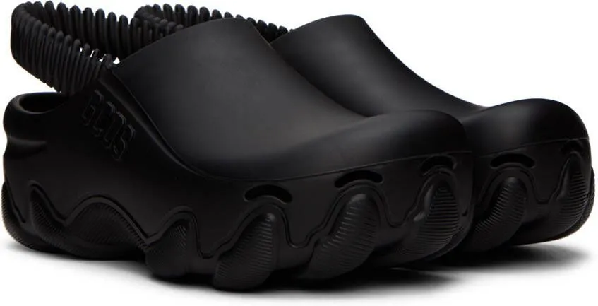 GCDS Black Ibex Clogs