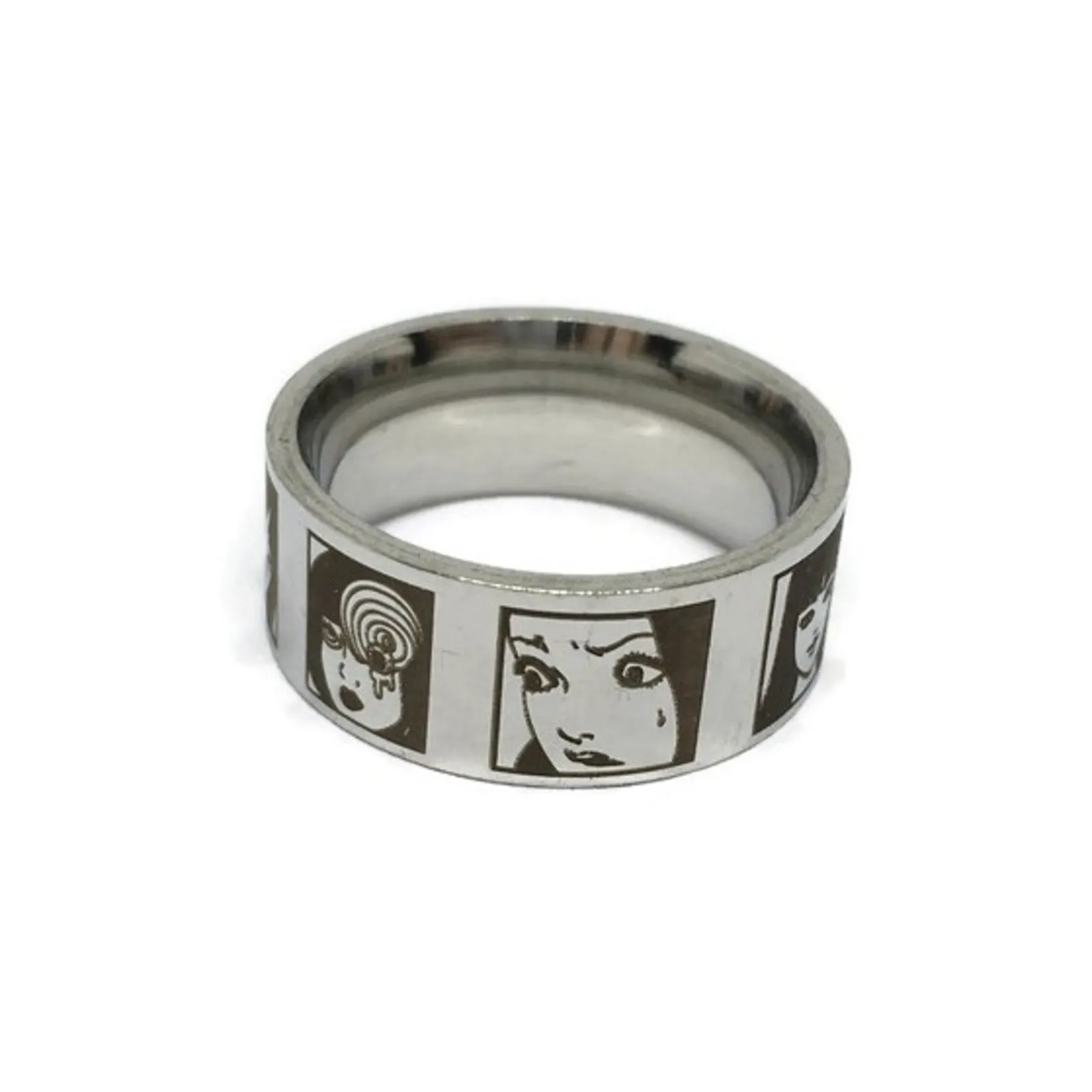 Gifts From The Crypt - Anime Comic Strip Band Ring