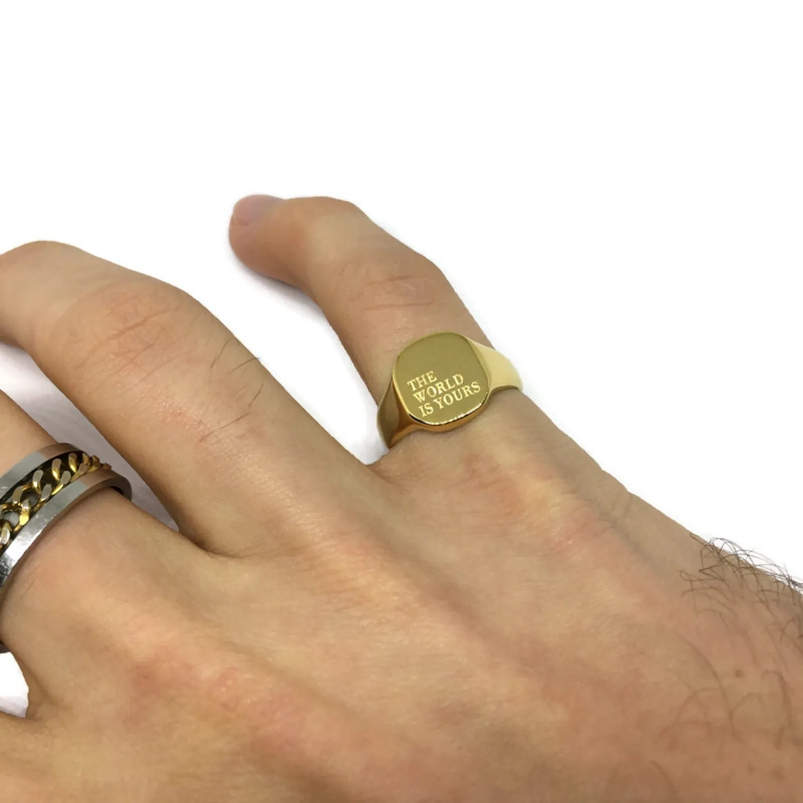 Gifts From The Crypt - The World Is Yours Signet Ring