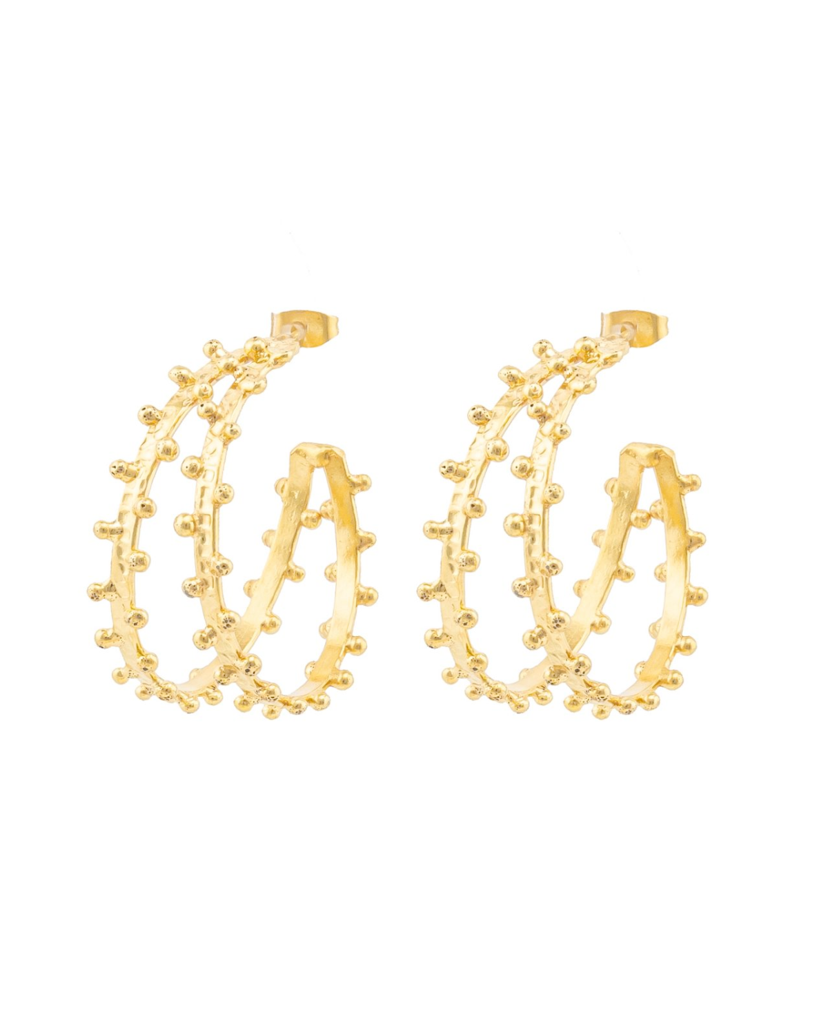 Gipsy Double Earrings (Gold)