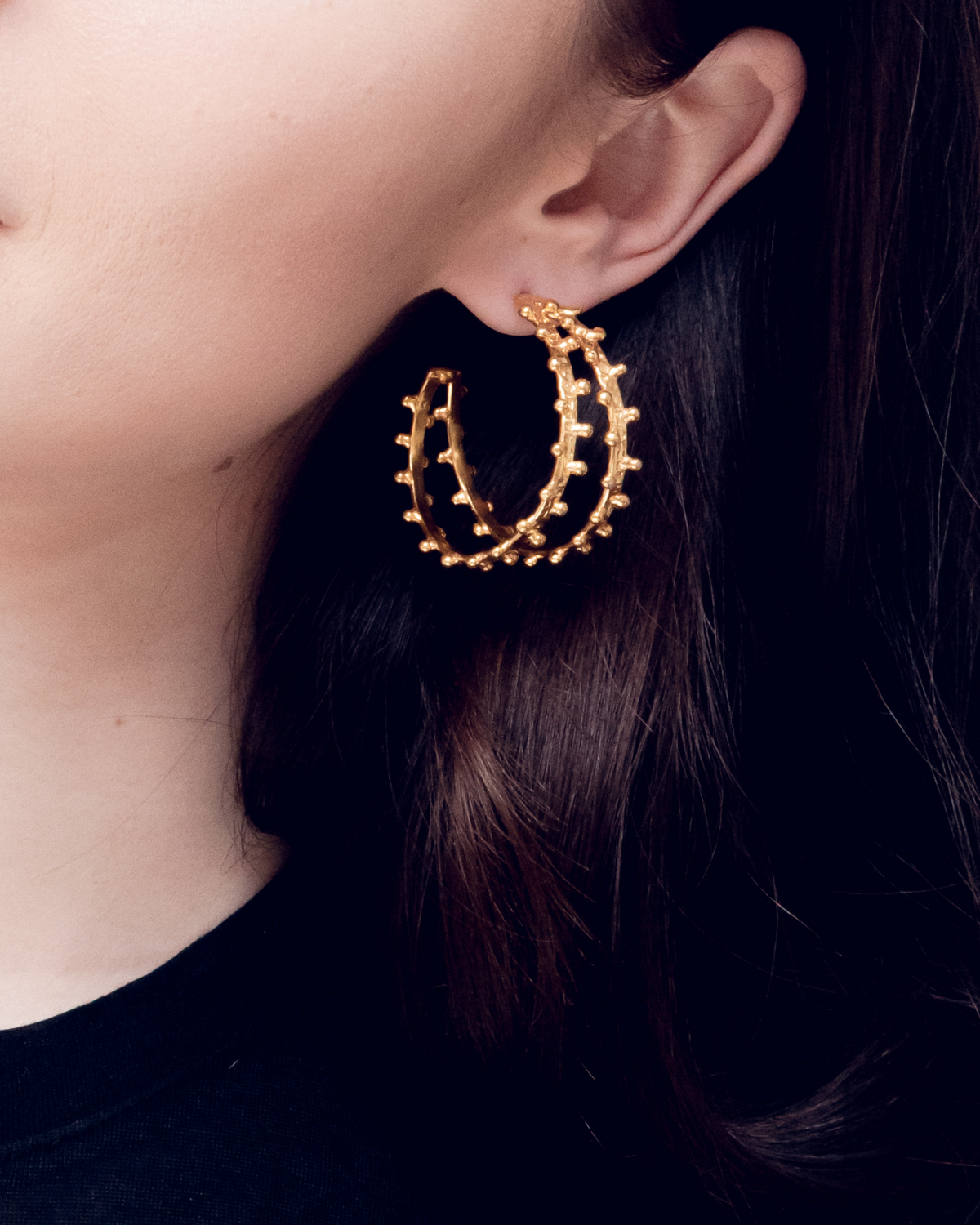 Gipsy Double Earrings (Gold)