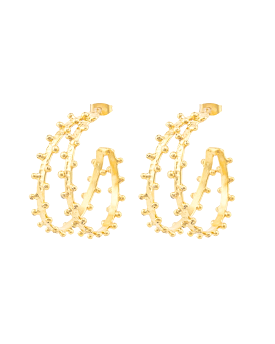 Gipsy Double Earrings (Gold)