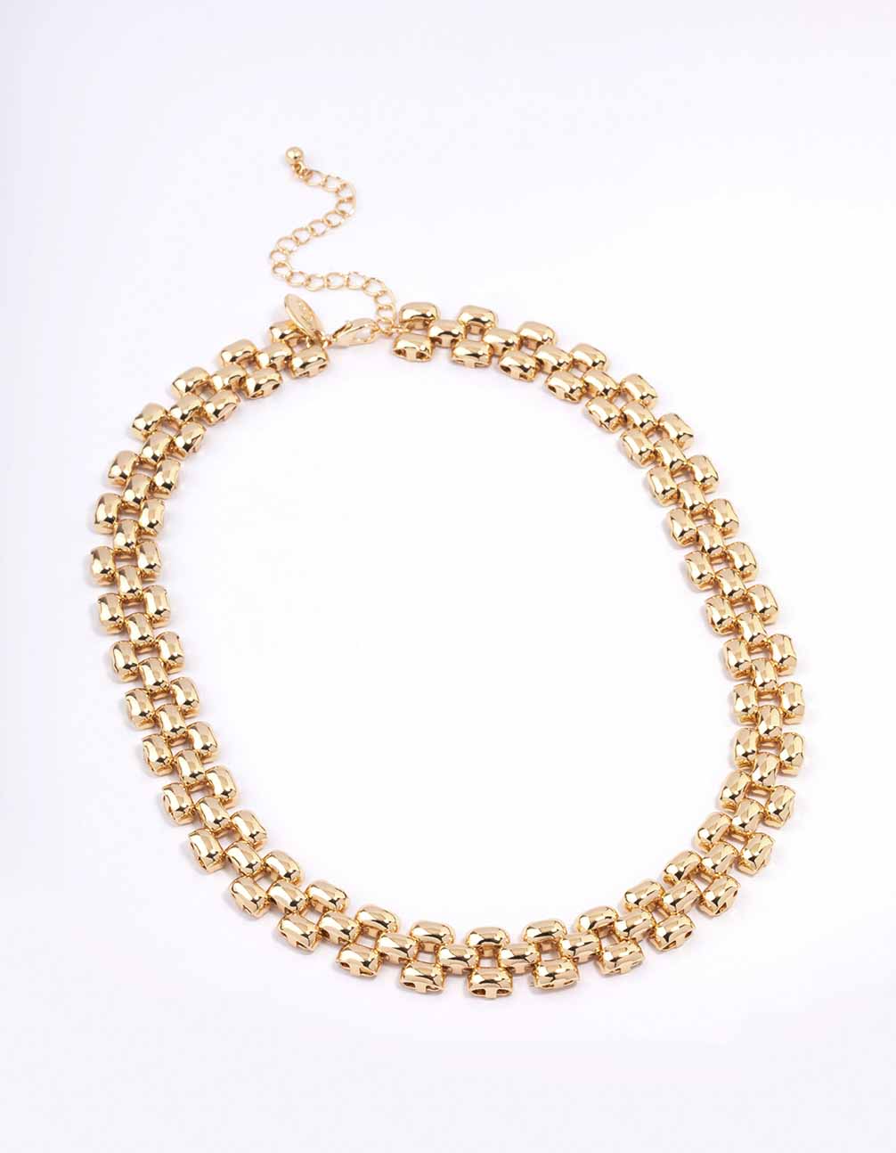 Gold Chunky Vintage Chain Necklace