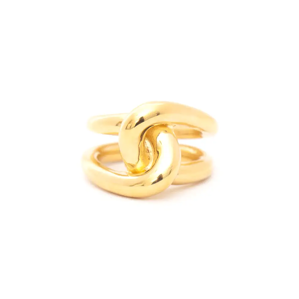 Gold Full Link Ring