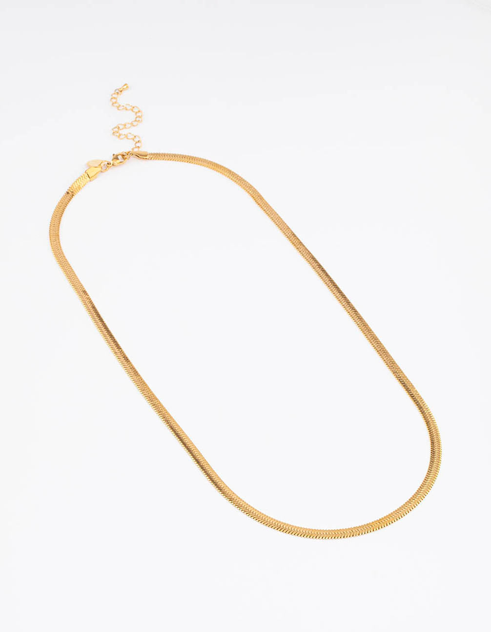 Gold Plated Stainless Steel Snake Chain Necklace