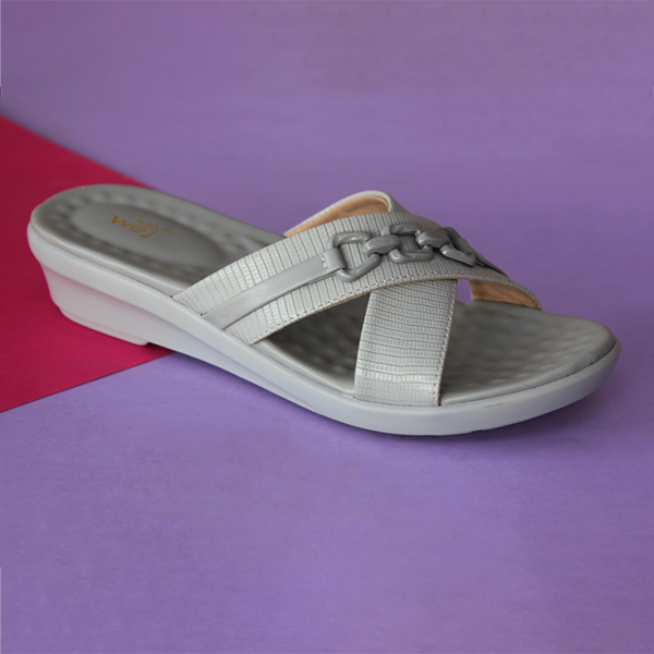 Grey Soft & Stylish Slippers for Women