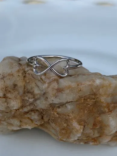 Heart Infinity Ring