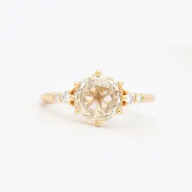 Icy Rose-Cut Diamond Ring