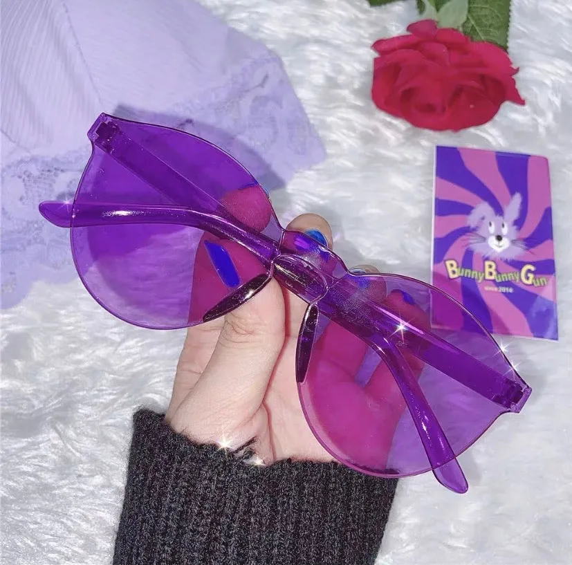 INS FASHION PASTEL PURPLE SUNGLASSES BY50029