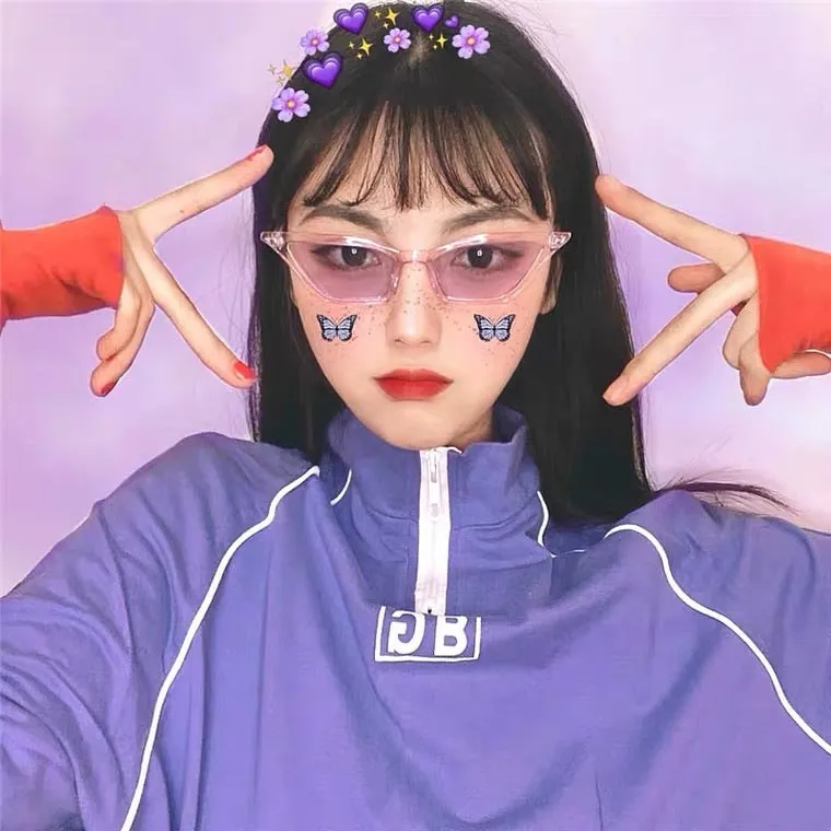 INS FASHION PASTEL PURPLE SUNGLASSES BY50029