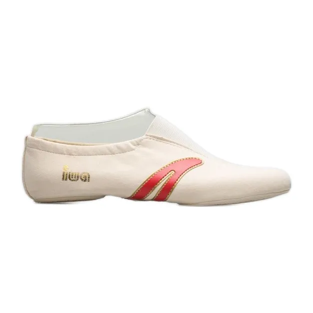 Iwa 502 cream ballet shoes beige